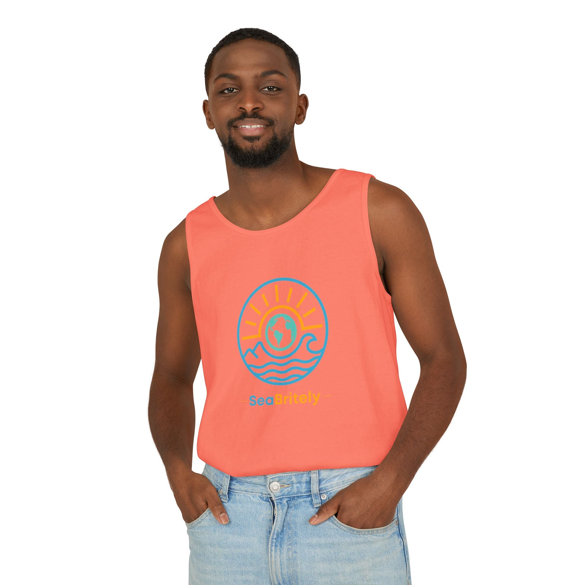 SeaBritey Logo Tank Top — Eco Surf Vibes Graphic Tank