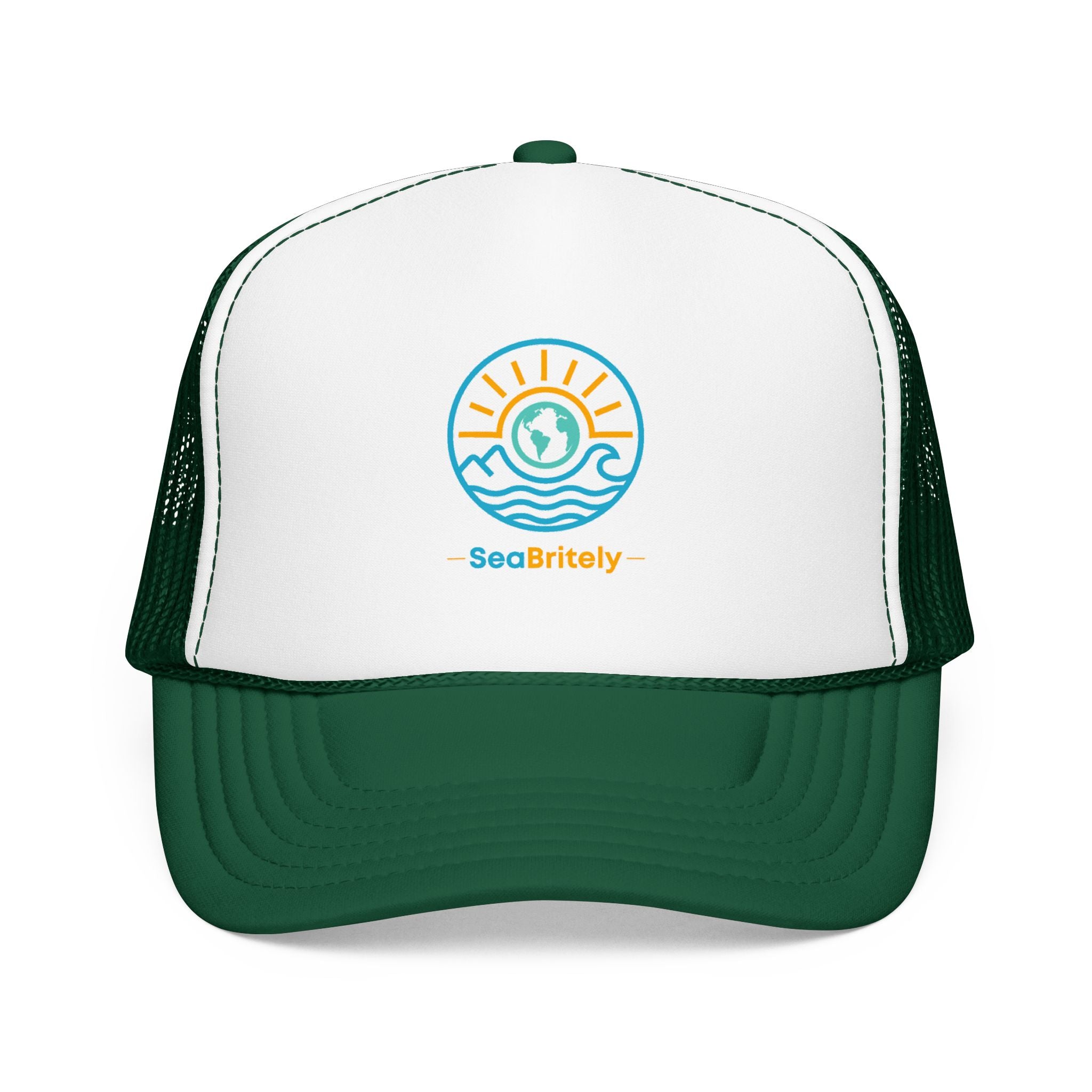 Sunrise Wave Trucker Cap - Foam Trucker Hat