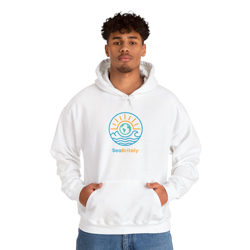 Coastal Calm Hoodie —  Cotton Blend Pullover
