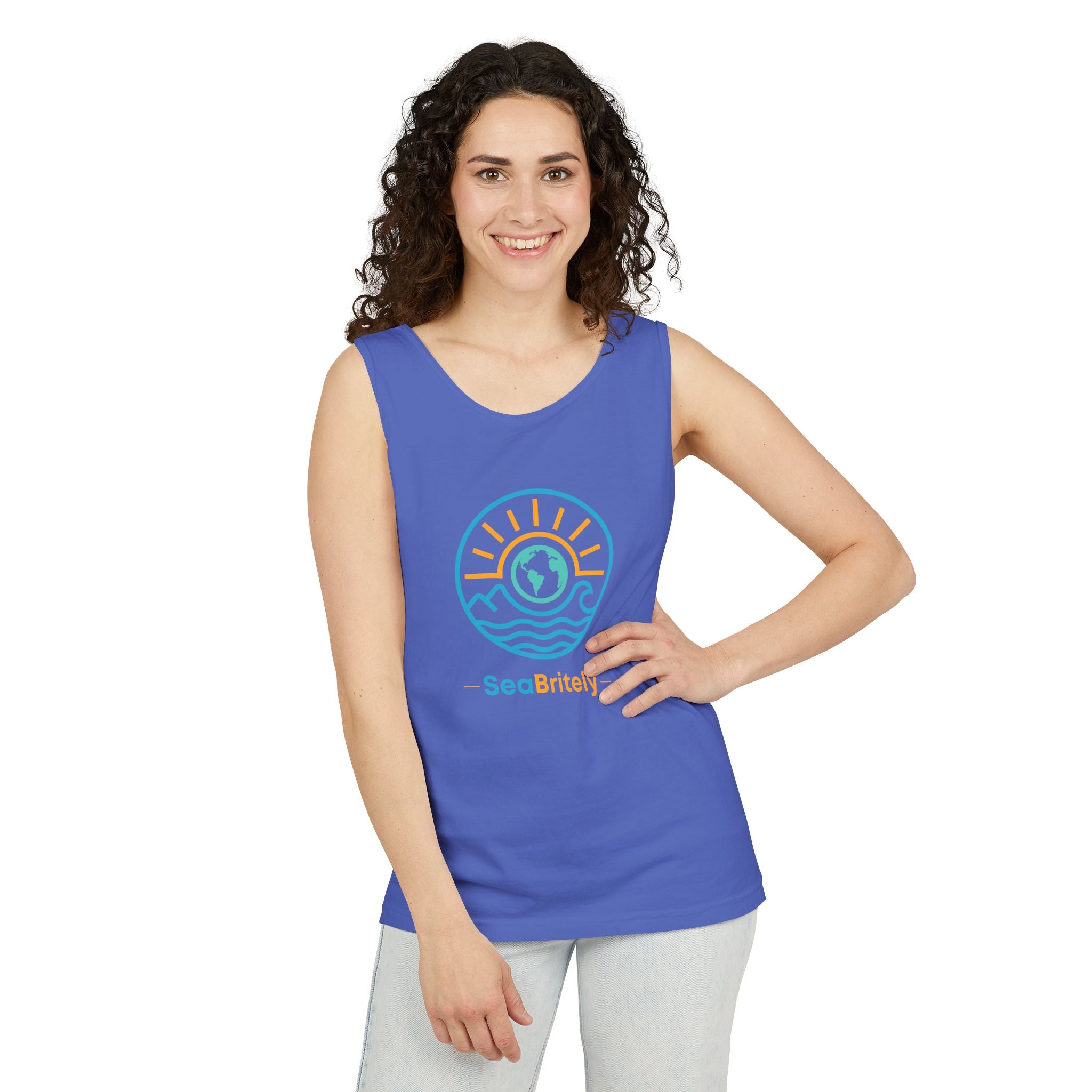 SeaBritey Logo Tank Top — Eco Surf Vibes Graphic Tank