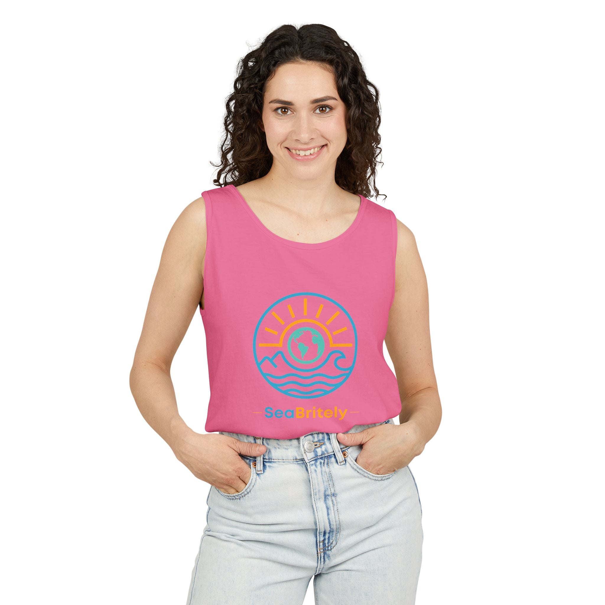 SeaBritey Logo Tank Top — Eco Surf Vibes Graphic Tank