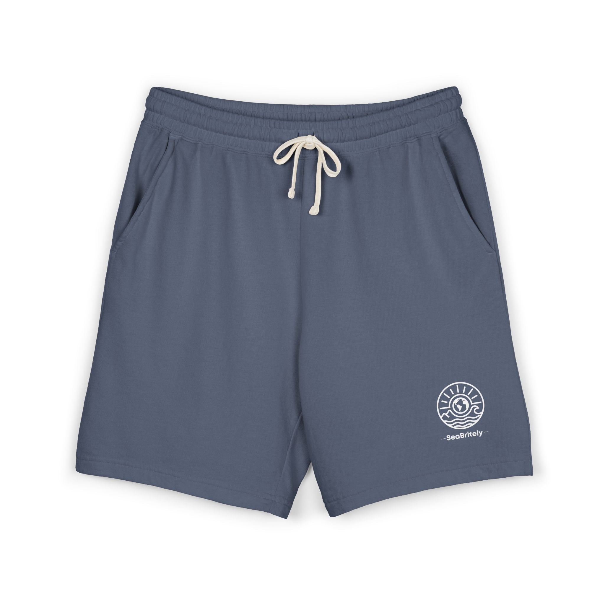 Lightweight Fleece Sweat Shorts — Garment-Dyed Casual Lounge Shorts