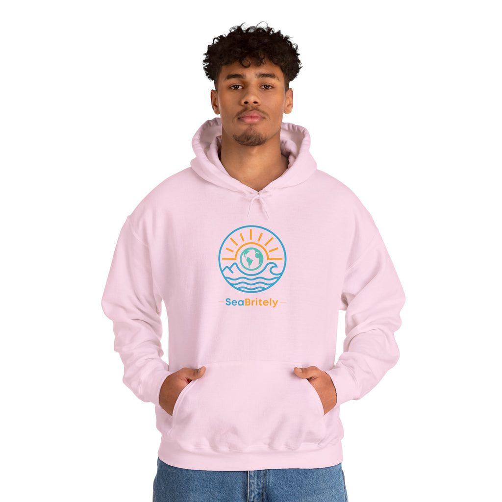 Coastal Calm Hoodie —  Cotton Blend Pullover
