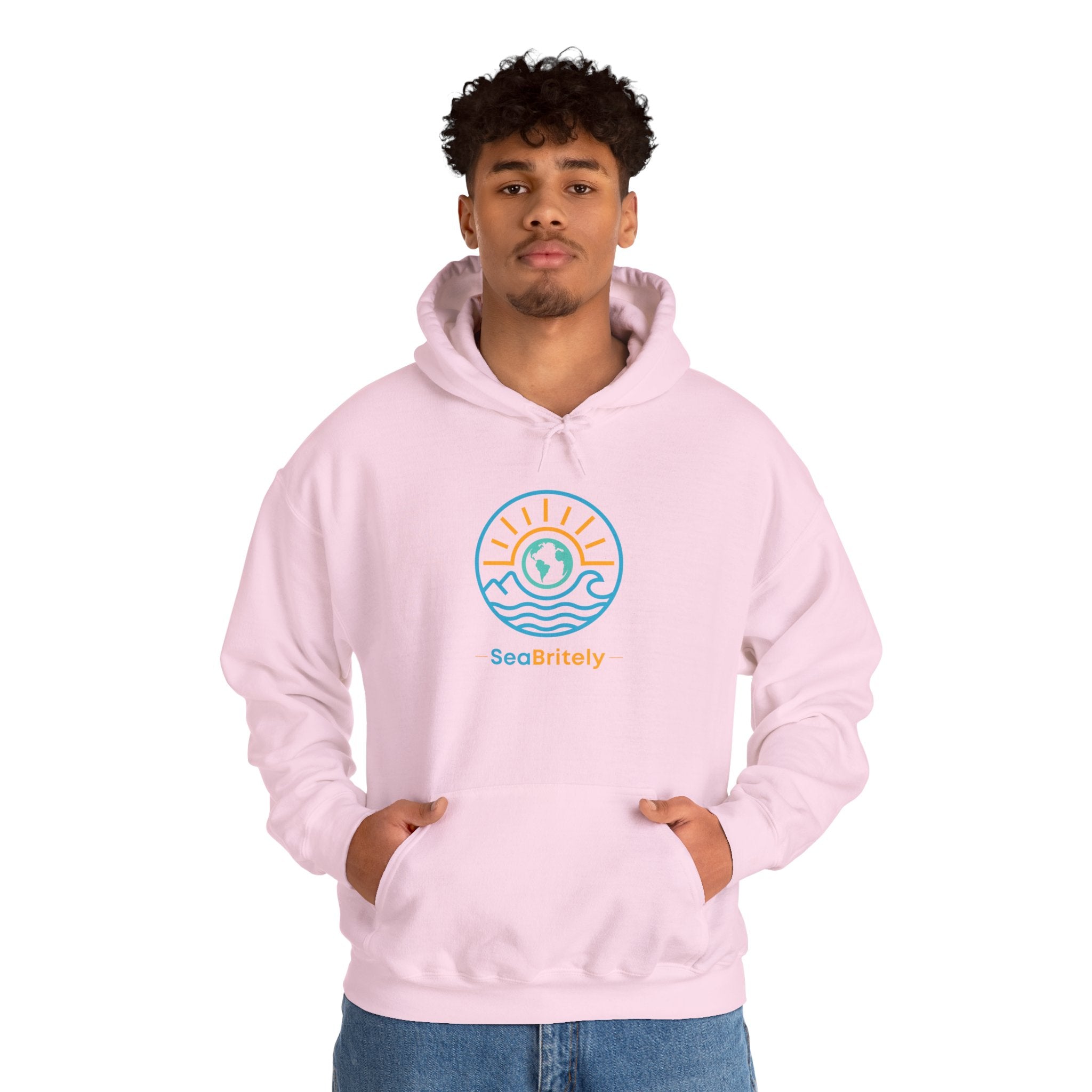 Coastal Calm Hoodie —  Cotton Blend Pullover