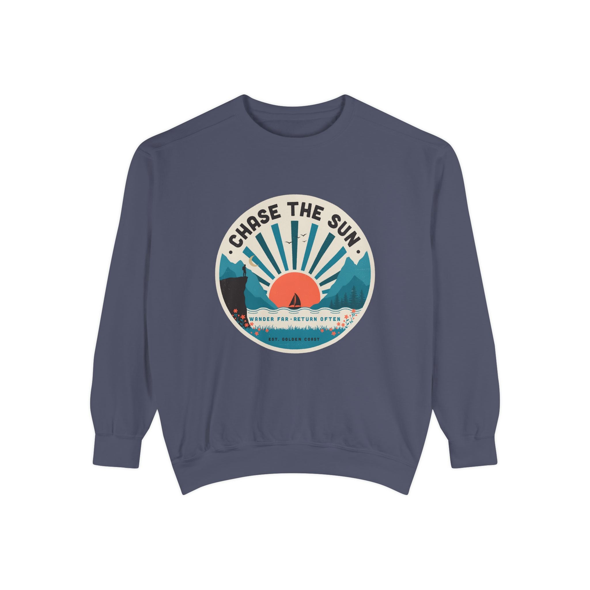 Chase the Sun Vintage Graphic Sweatshirt