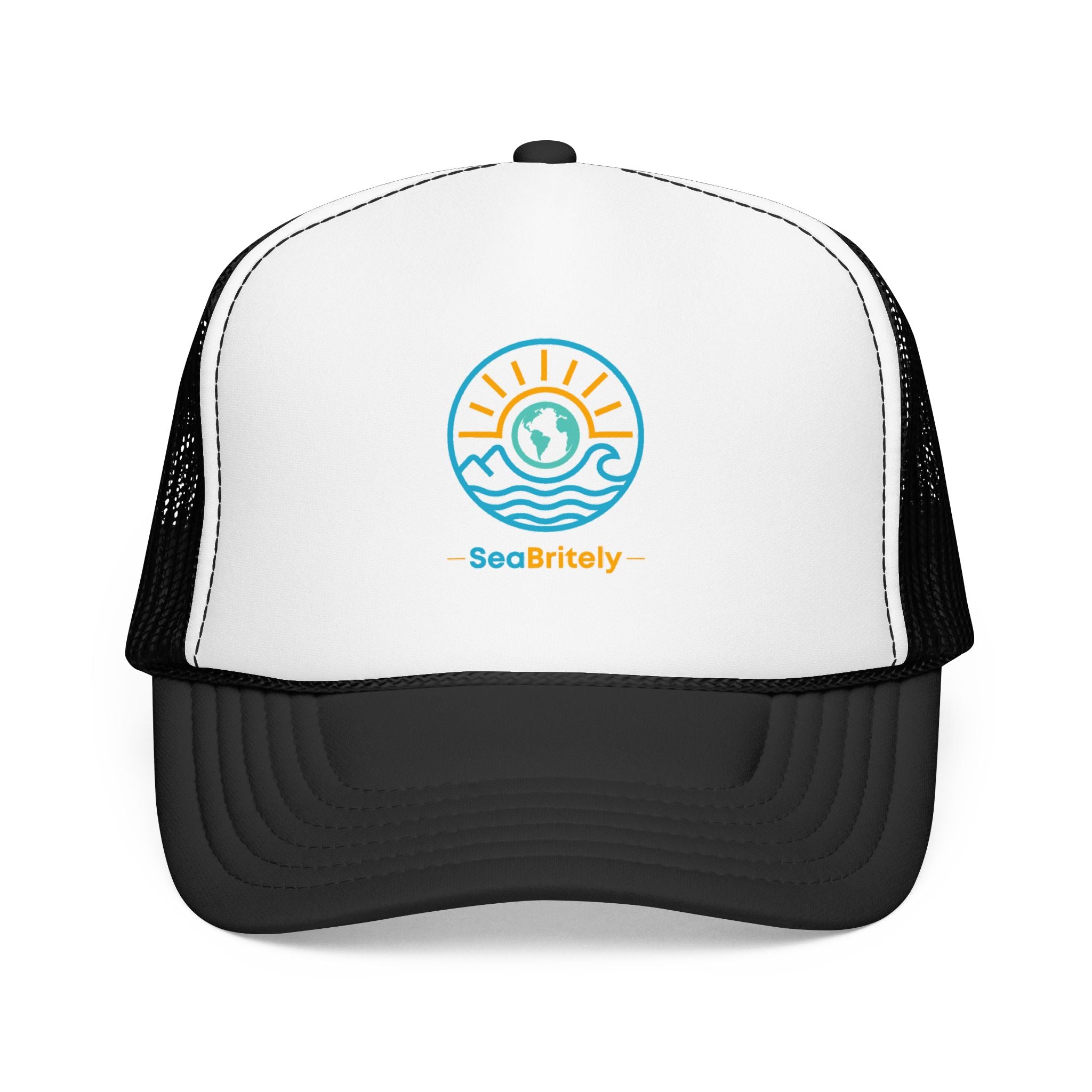 Sunrise Wave Trucker Cap - Foam Trucker Hat