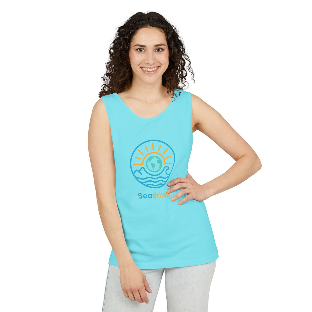 SeaBritey Logo Tank Top — Eco Surf Vibes Graphic Tank