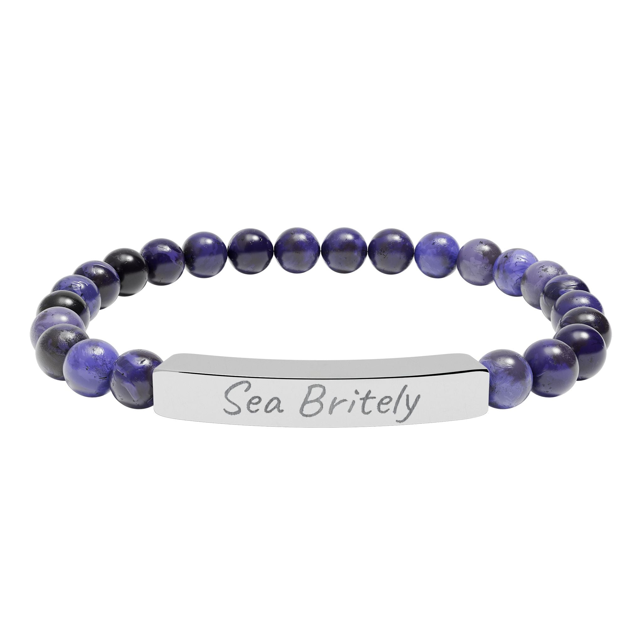 Sea Britely Natural Stone Stretch Bracelet