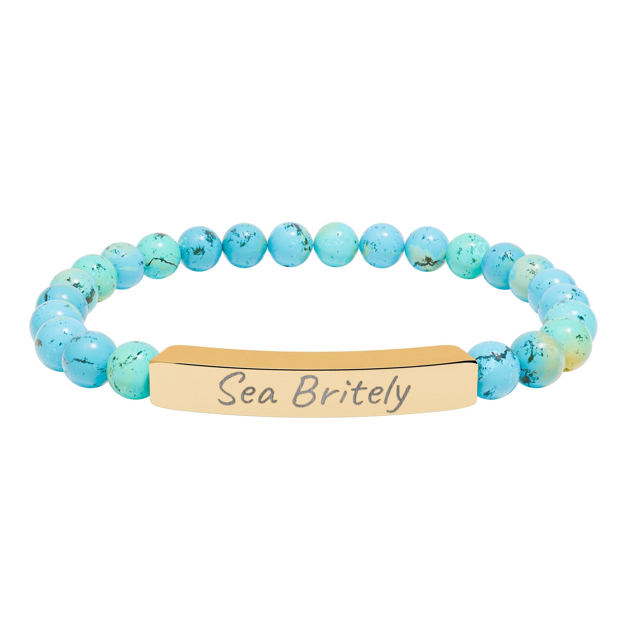 Sea Britely Natural Stone Stretch Bracelet