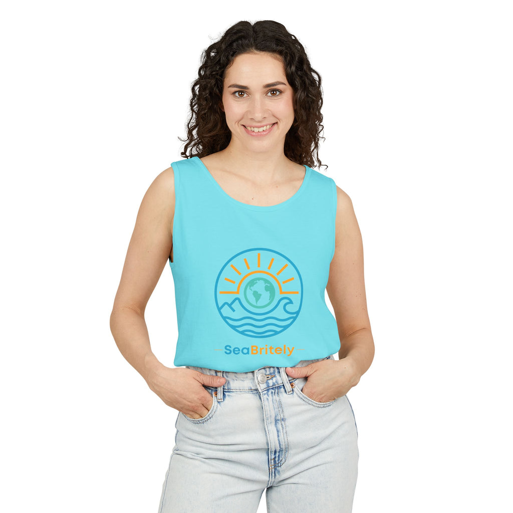 SeaBritey Logo Tank Top — Eco Surf Vibes Graphic Tank