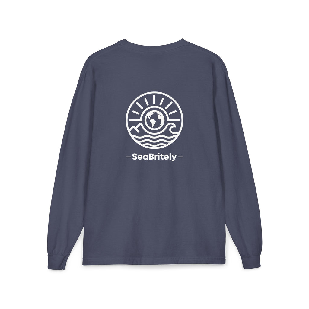 Long Sleeve Pocket T-Shirt — Classic White Cotton Tee