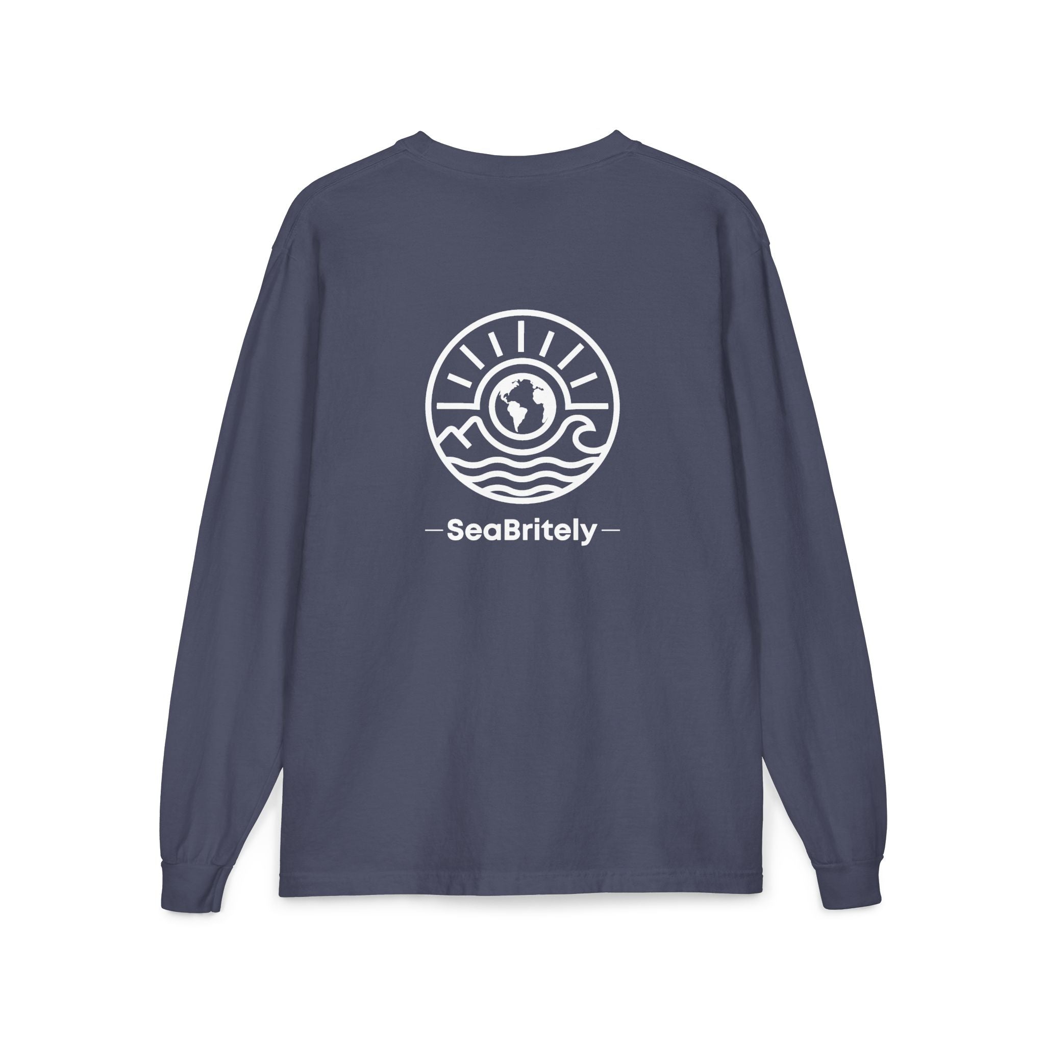 Long Sleeve Pocket T-Shirt — Classic White Cotton Tee