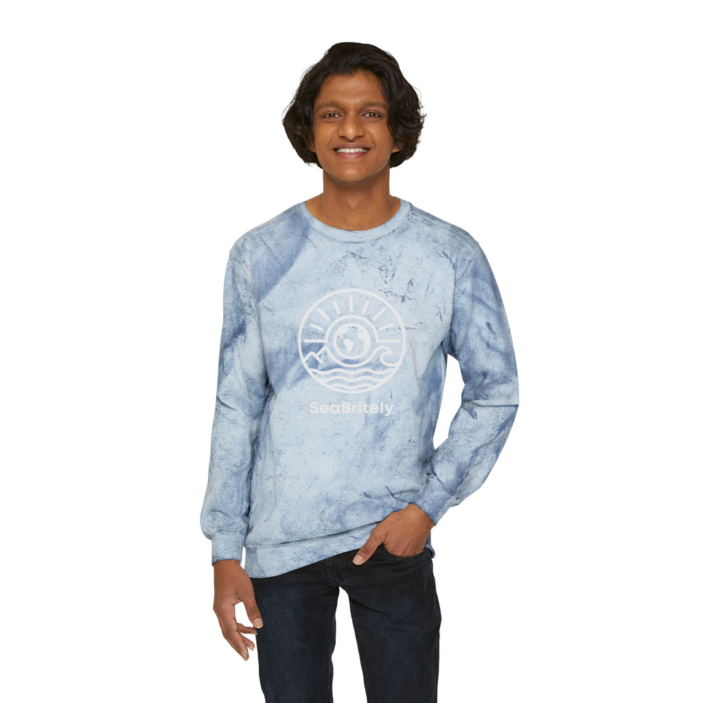 Sea Britely Tie-Dye Crewneck Sweatshirt