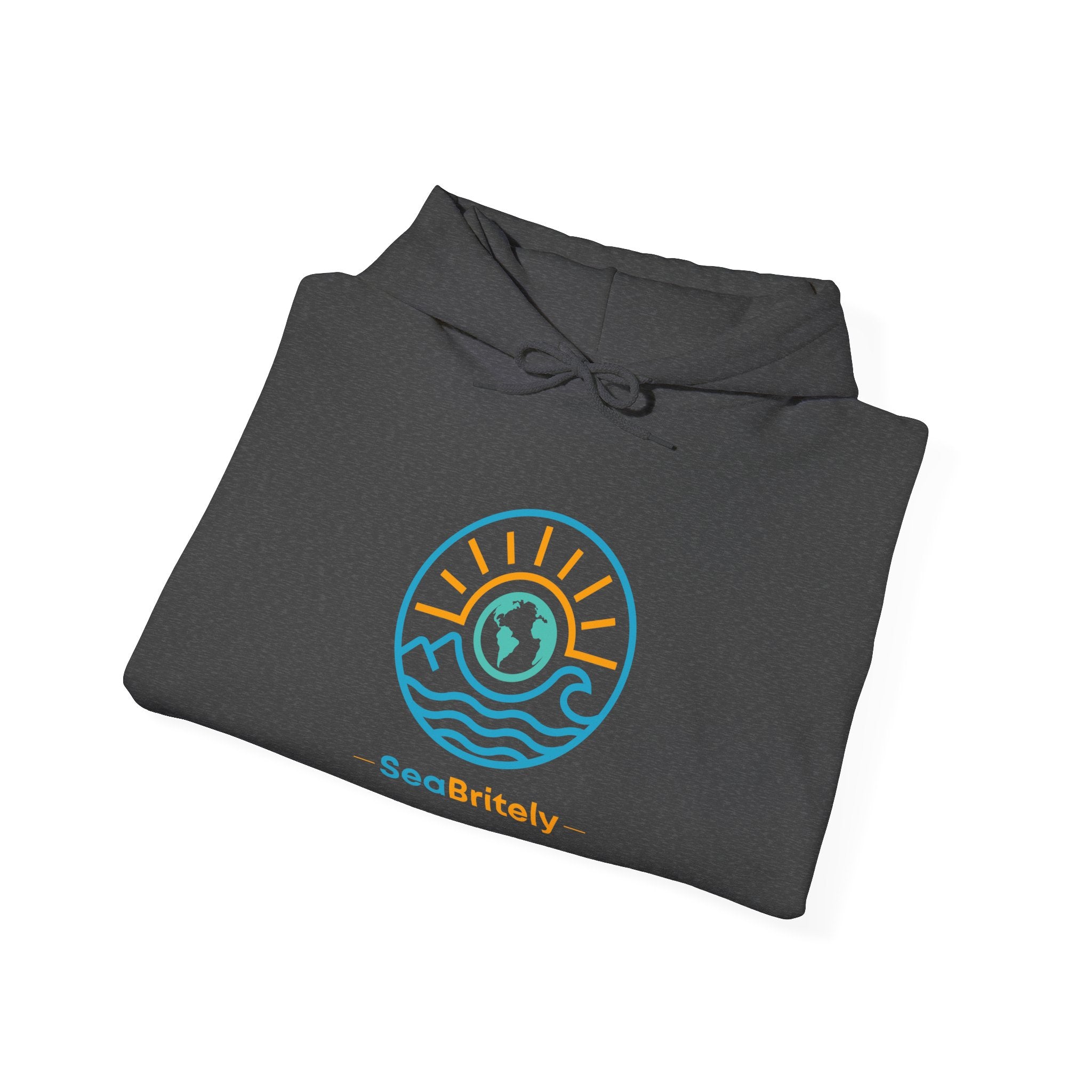 Coastal Calm Hoodie —  Cotton Blend Pullover