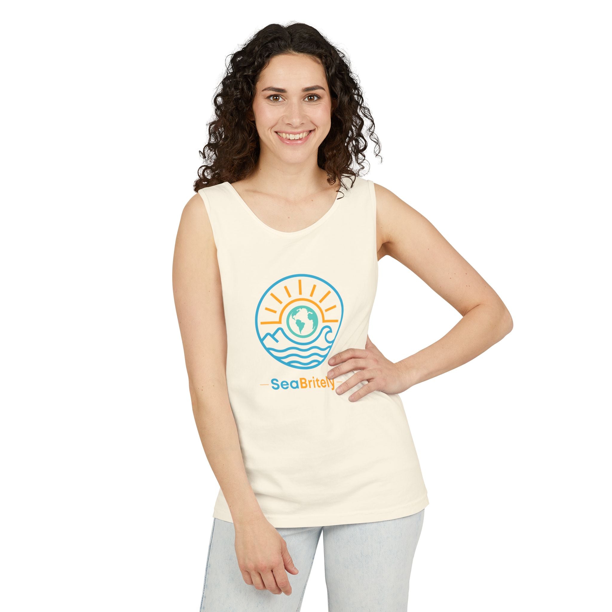 SeaBritey Logo Tank Top — Eco Surf Vibes Graphic Tank