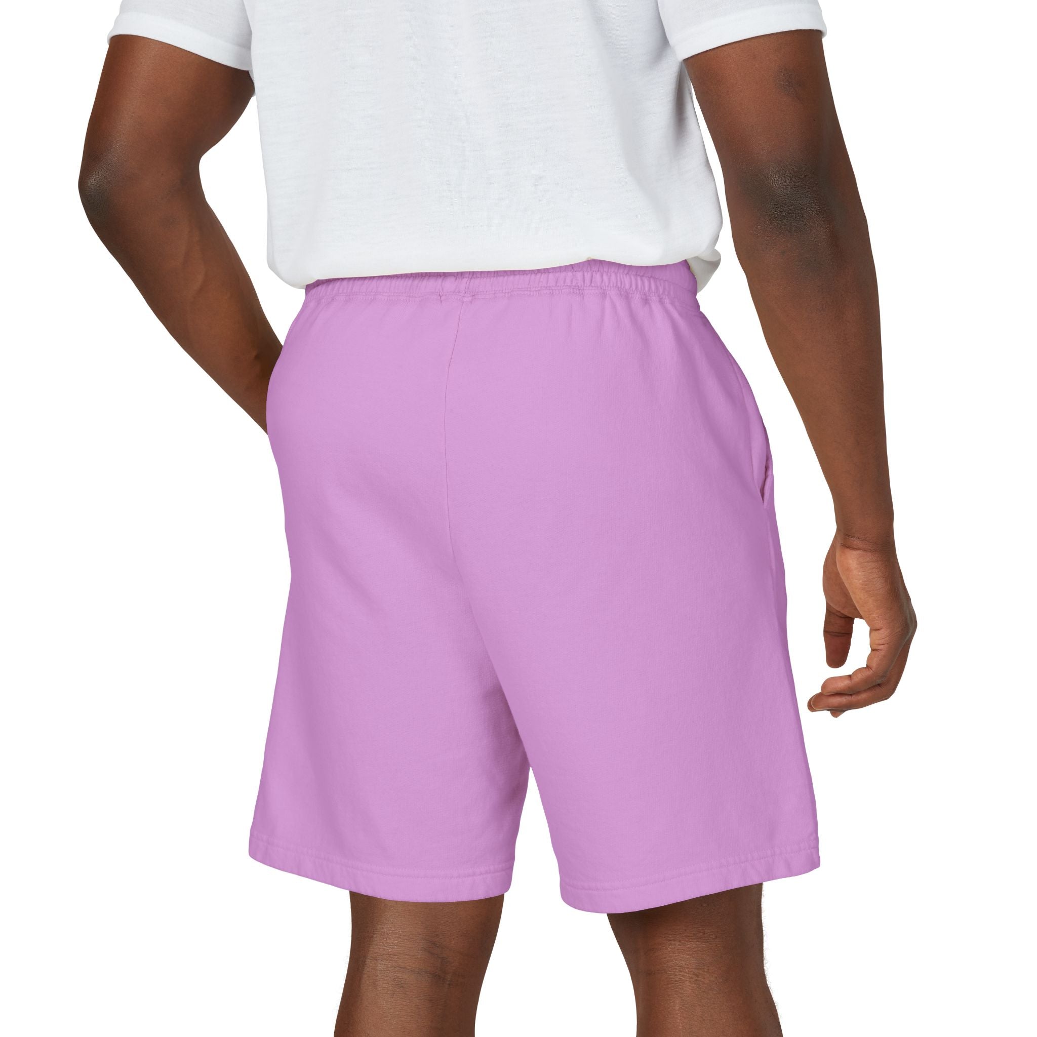 Lightweight Fleece Sweat Shorts — Garment-Dyed Casual Lounge Shorts