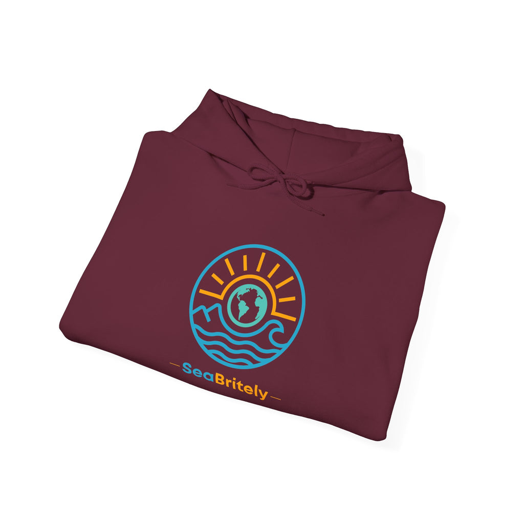 Coastal Calm Hoodie —  Cotton Blend Pullover