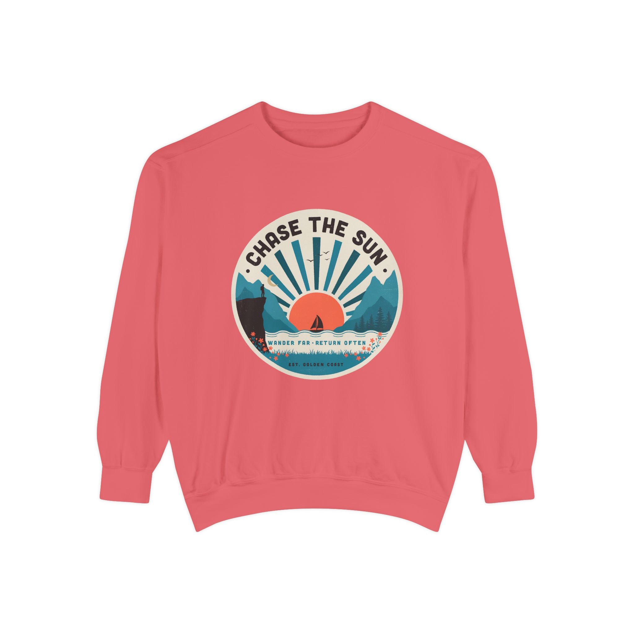 Chase the Sun Vintage Graphic Sweatshirt