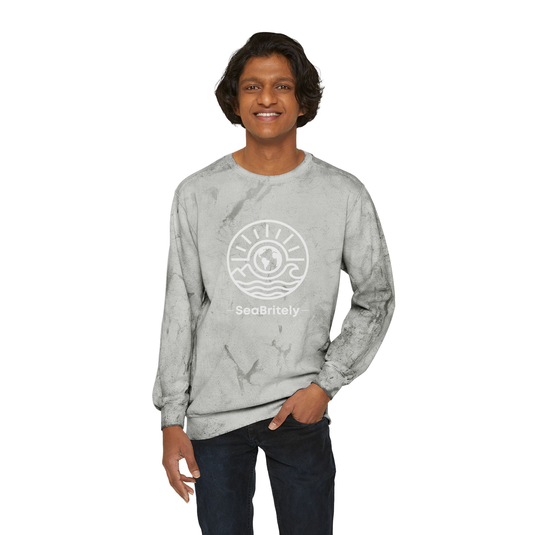 Sea Britely Tie-Dye Crewneck Sweatshirt