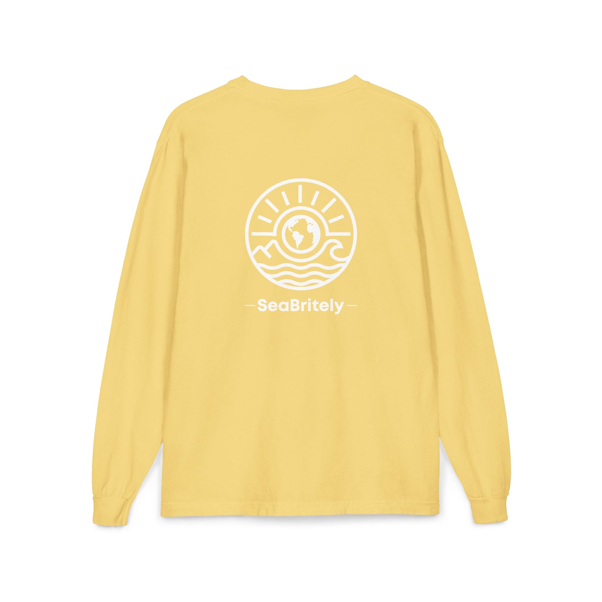 Long Sleeve Pocket T-Shirt — Classic White Cotton Tee