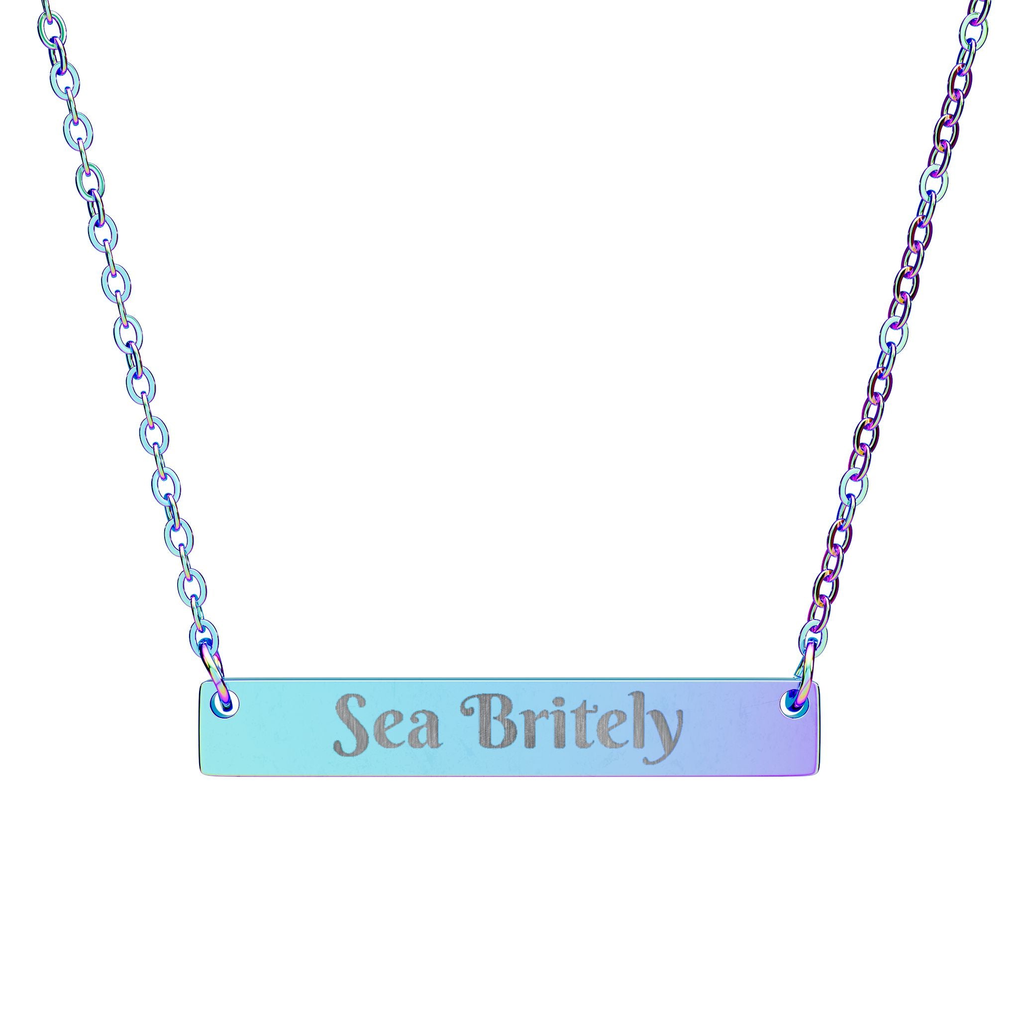 Sea Britely Horizontal Bar Necklace