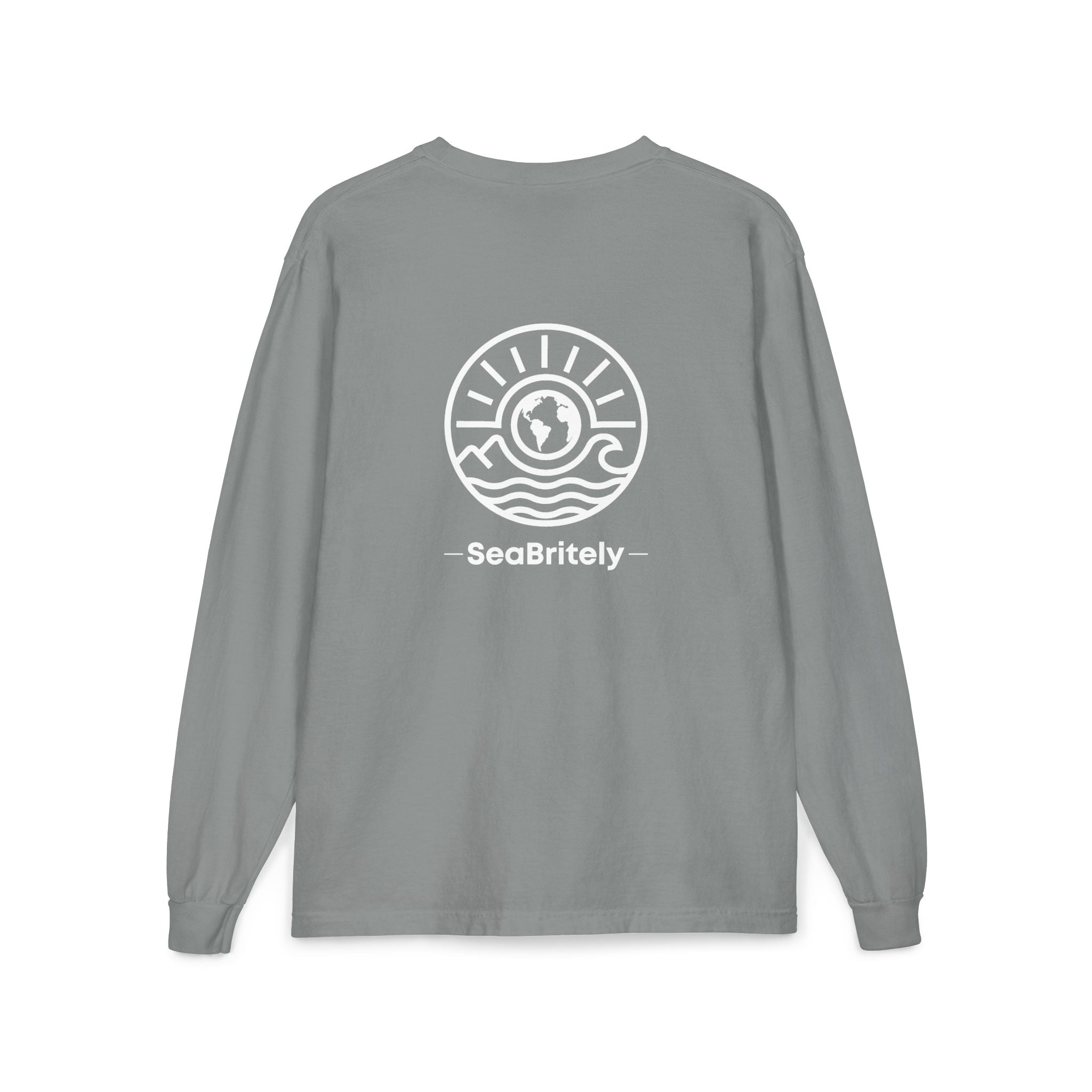 Long Sleeve Pocket T-Shirt — Classic White Cotton Tee