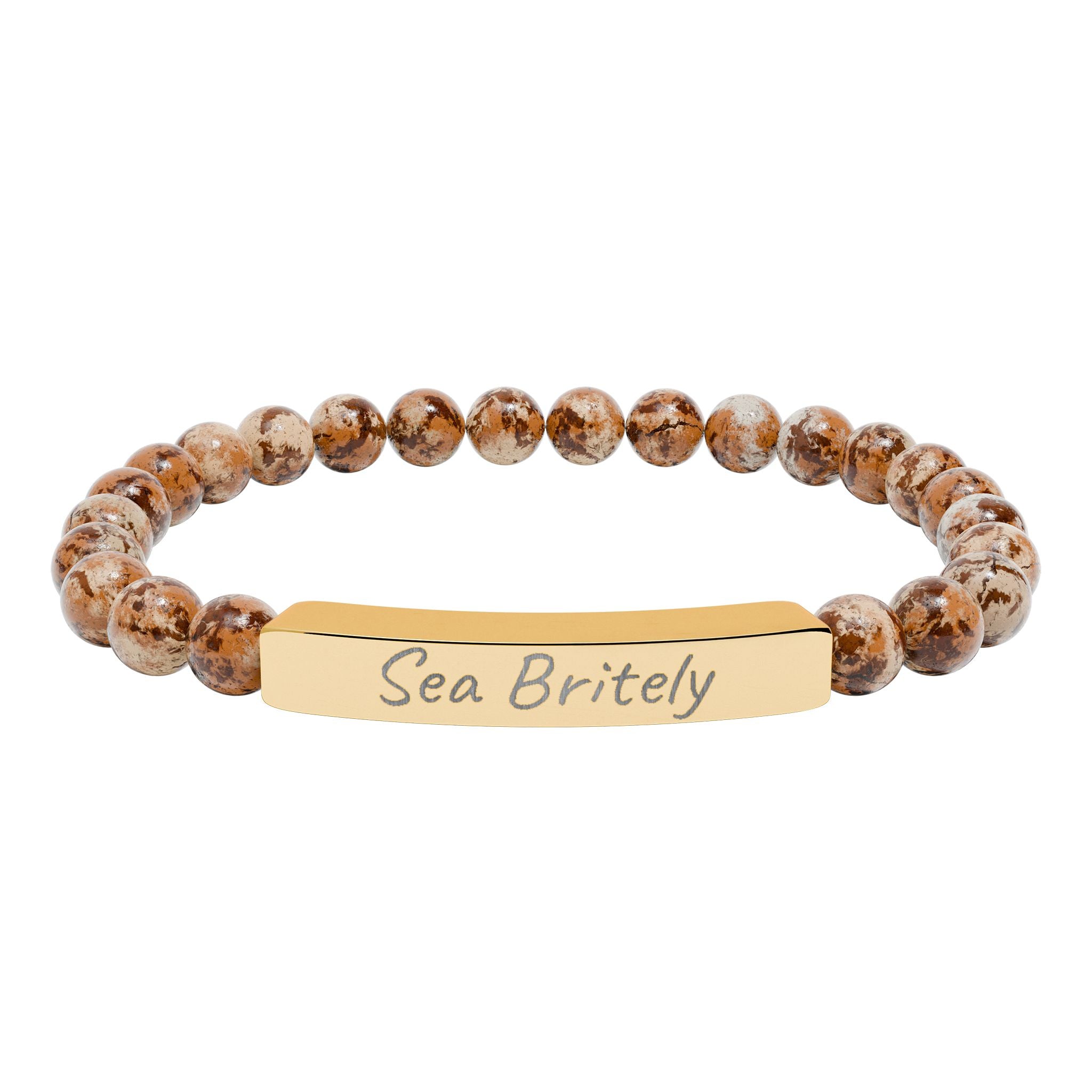 Sea Britely Natural Stone Stretch Bracelet