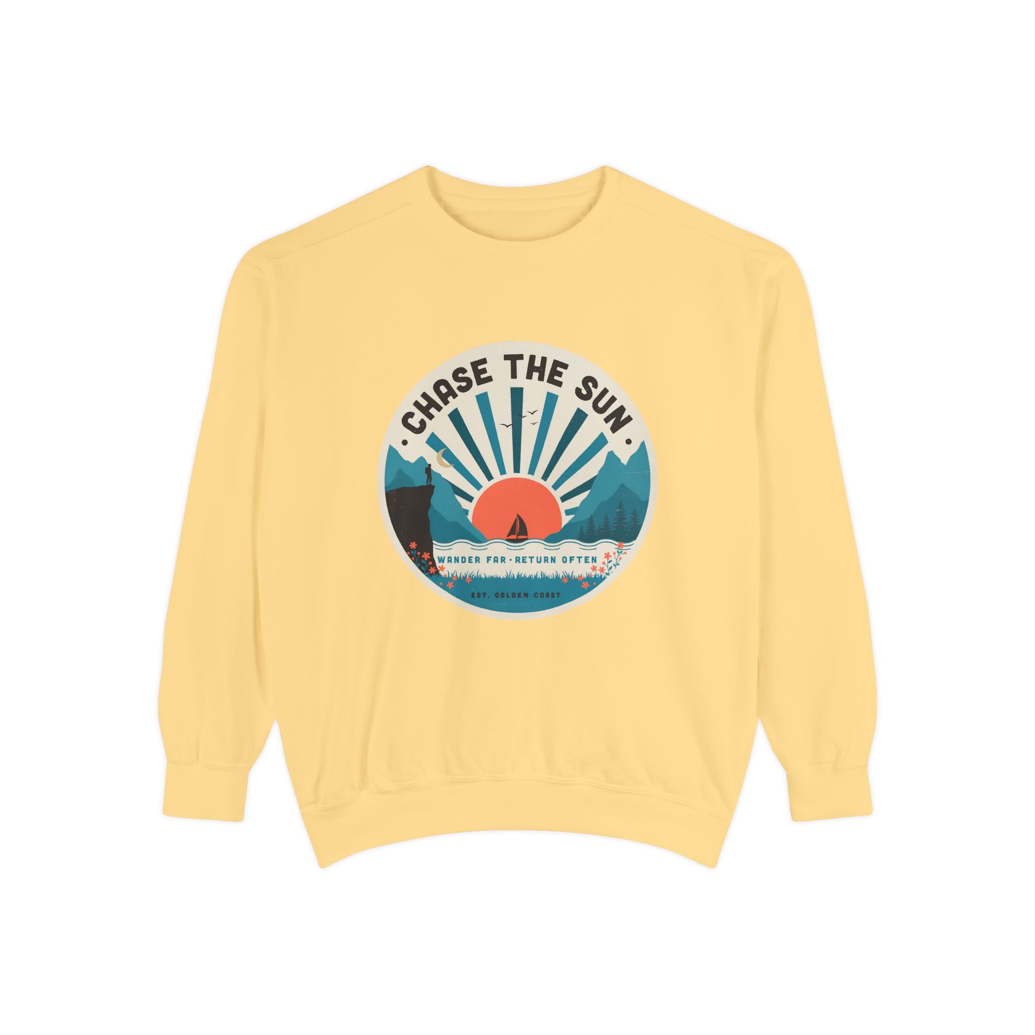 Chase the Sun Vintage Graphic Sweatshirt
