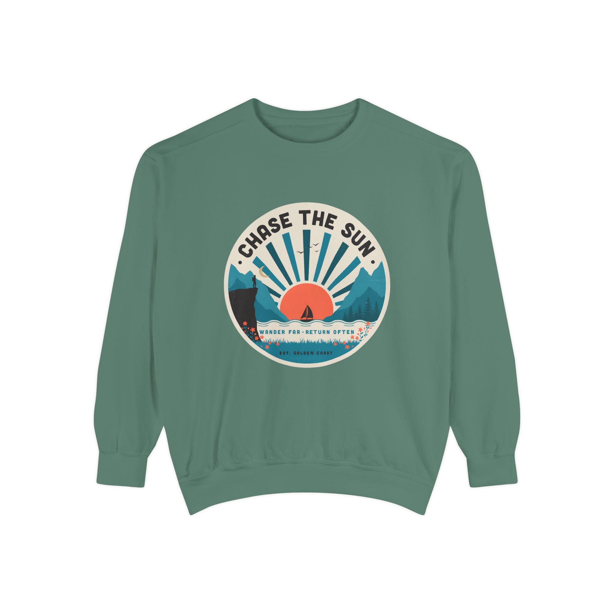 Chase the Sun Vintage Graphic Sweatshirt