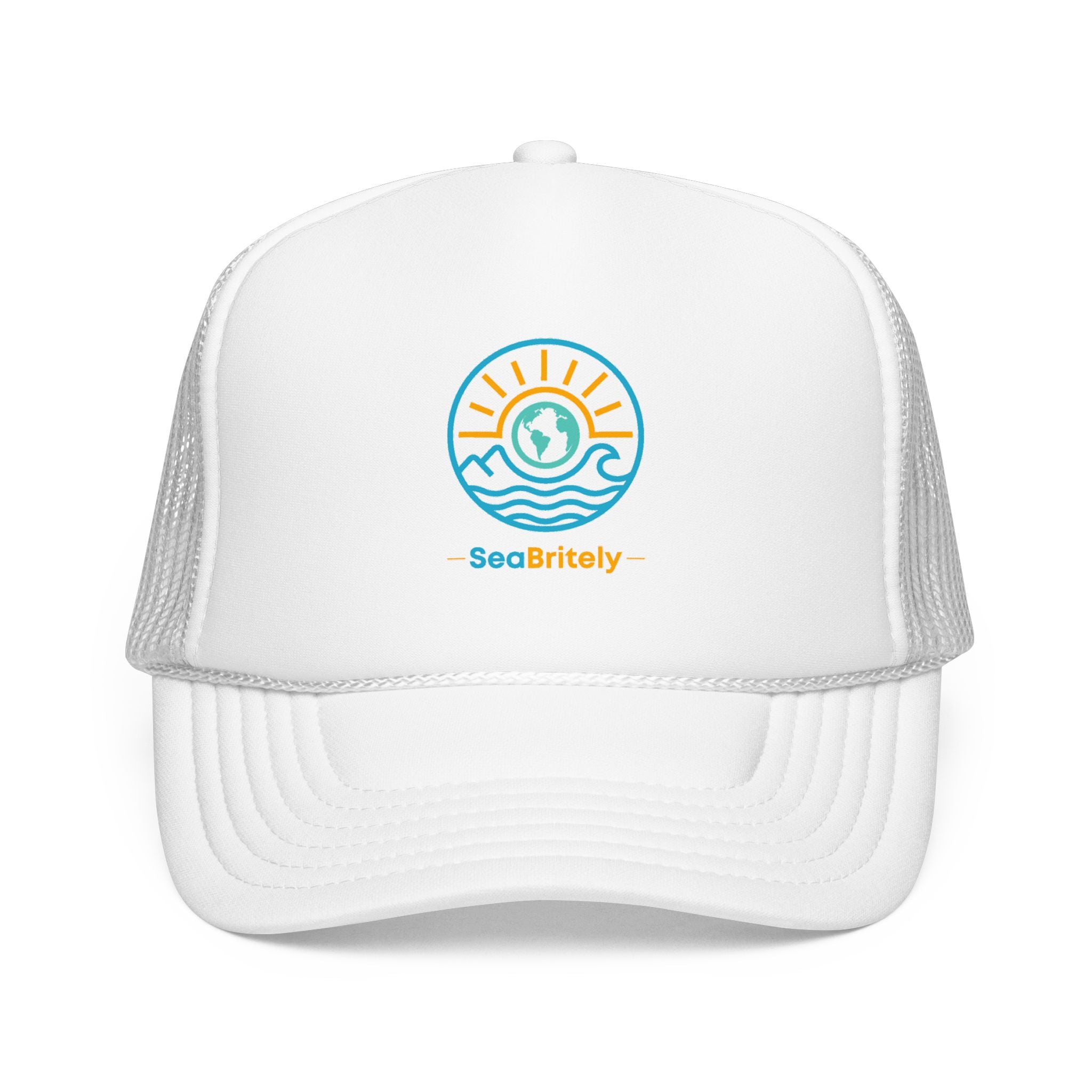 Sunrise Wave Trucker Cap - Foam Trucker Hat