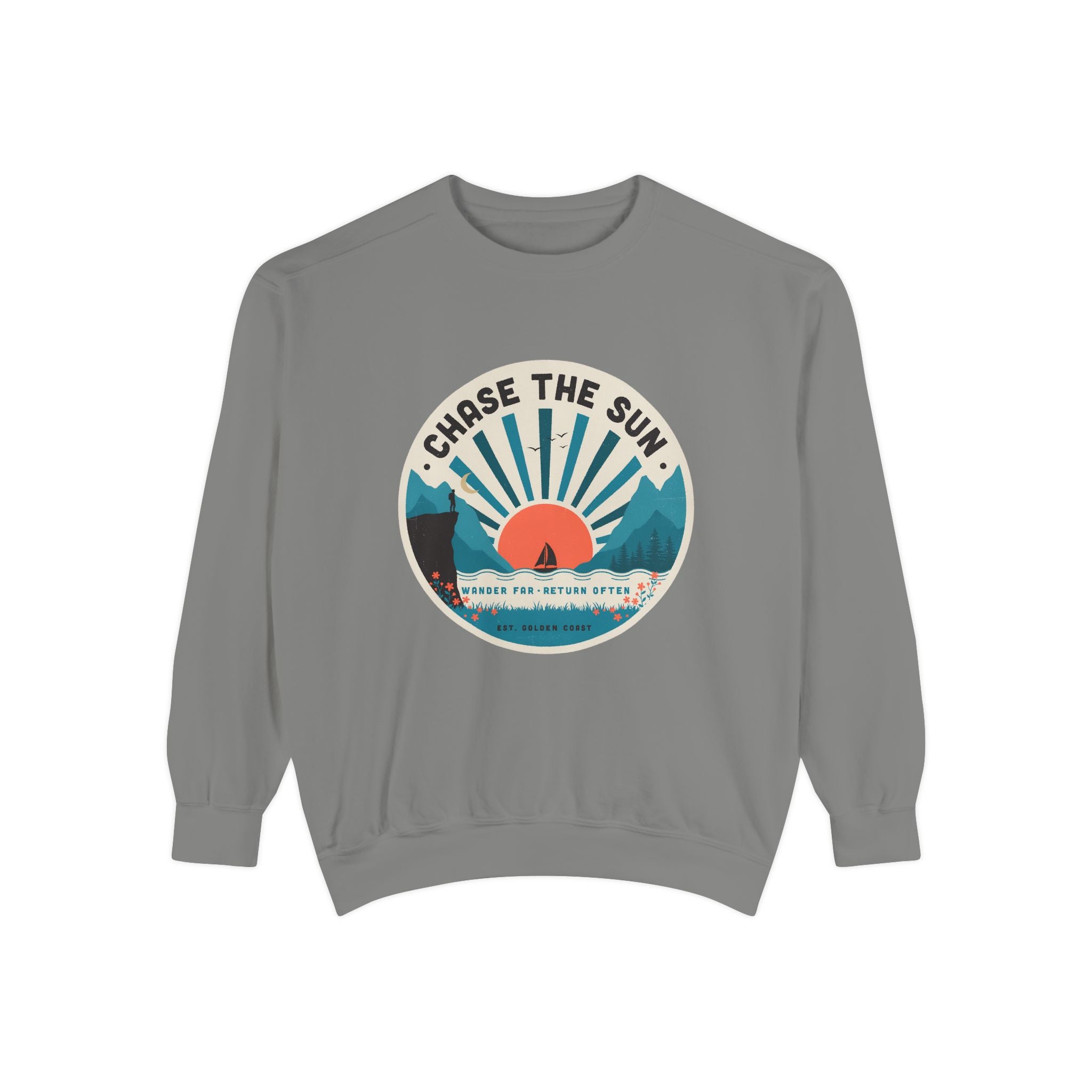 Chase the Sun Vintage Graphic Sweatshirt