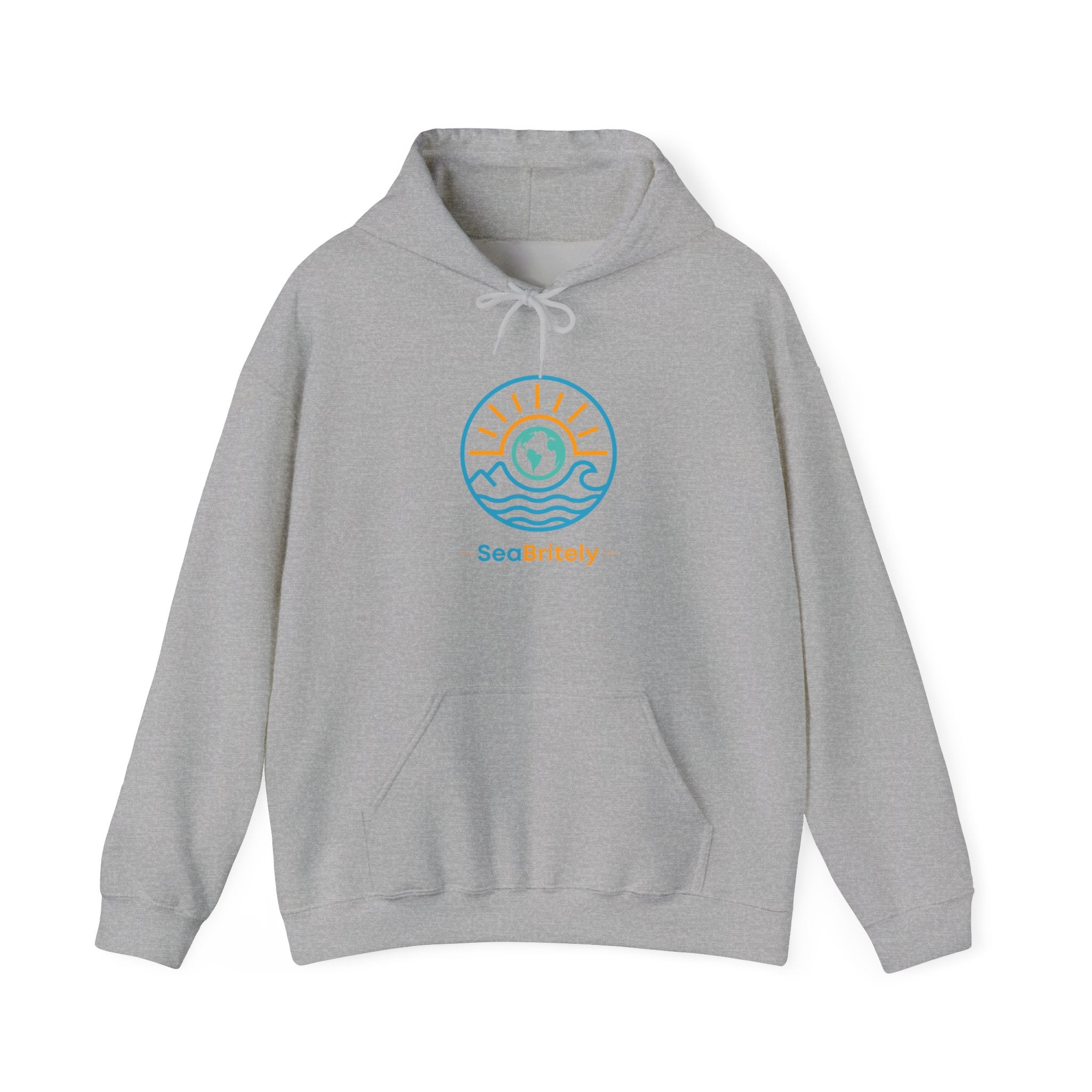 Coastal Calm Hoodie —  Cotton Blend Pullover