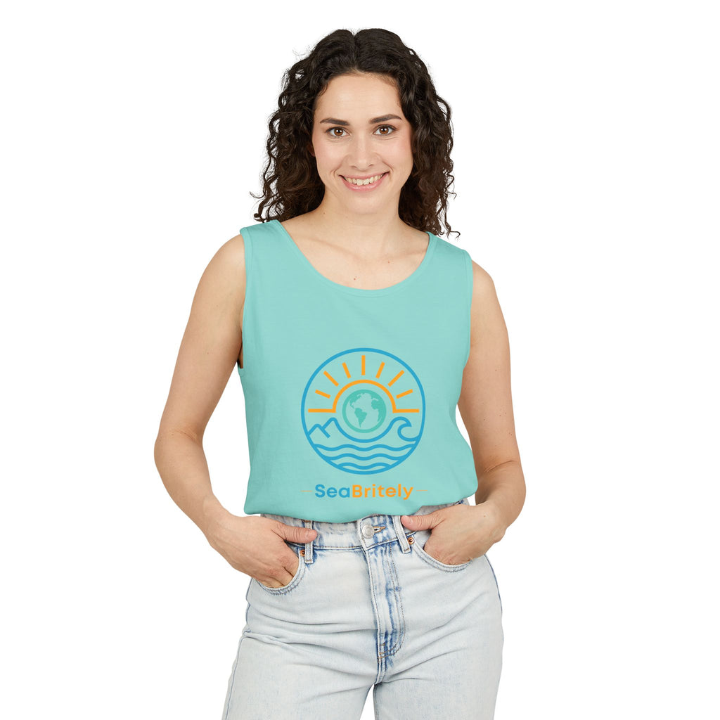 SeaBritey Logo Tank Top — Eco Surf Vibes Graphic Tank