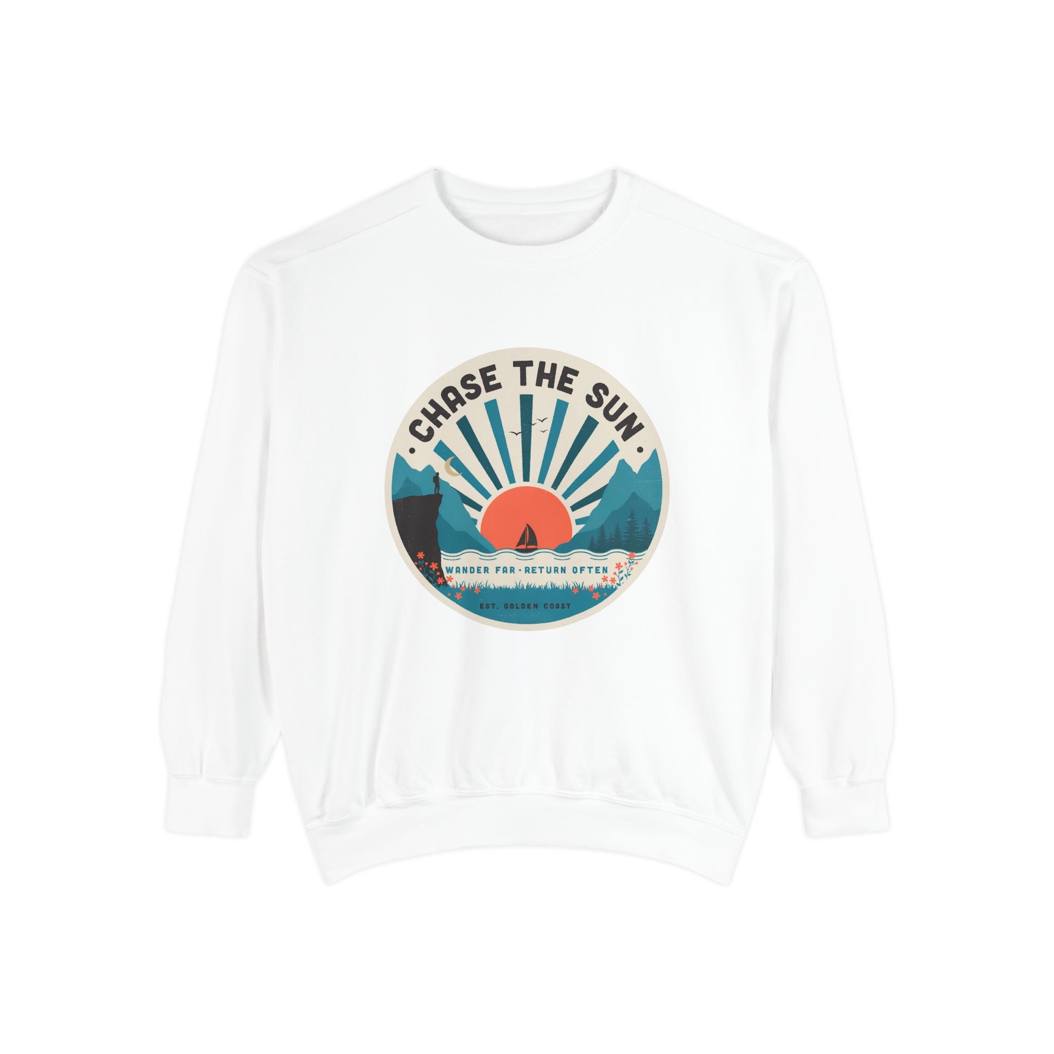 Chase the Sun Vintage Graphic Sweatshirt