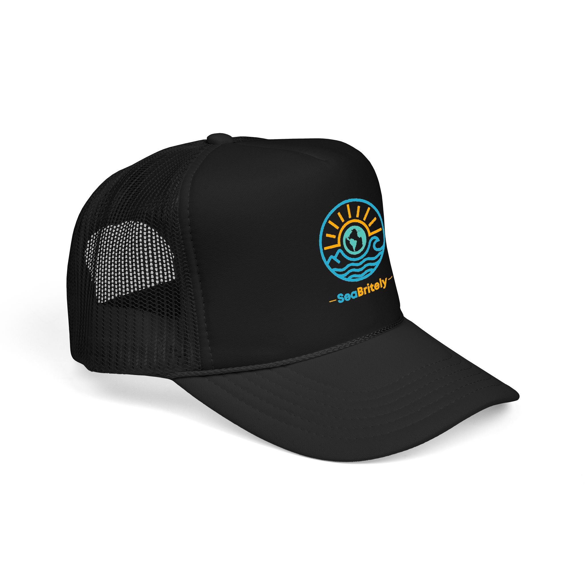 Sunrise Wave Trucker Cap - Foam Trucker Hat