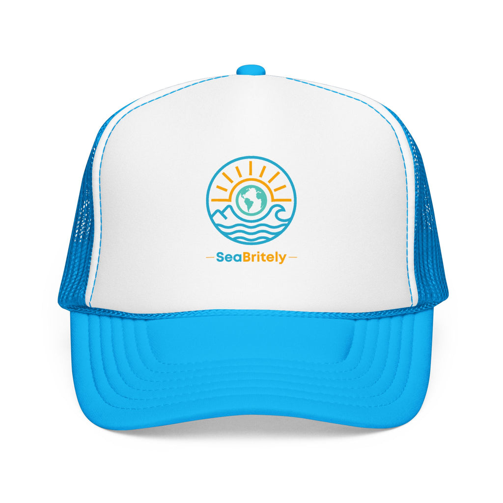 Sunrise Wave Trucker Cap - Foam Trucker Hat