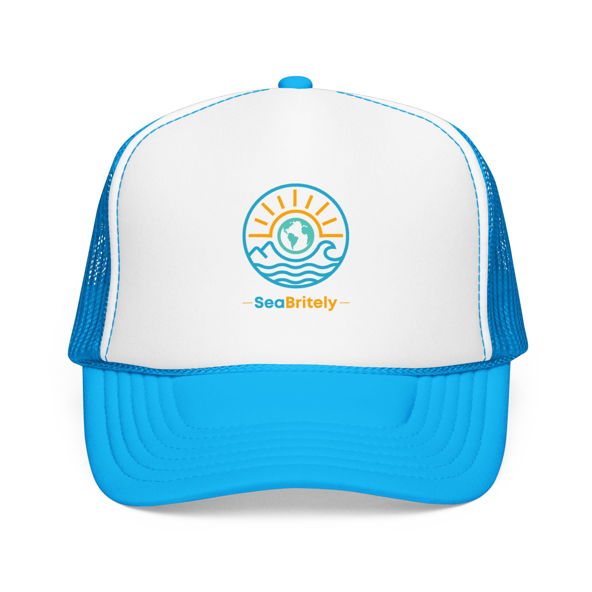 Sunrise Wave Trucker Cap - Foam Trucker Hat