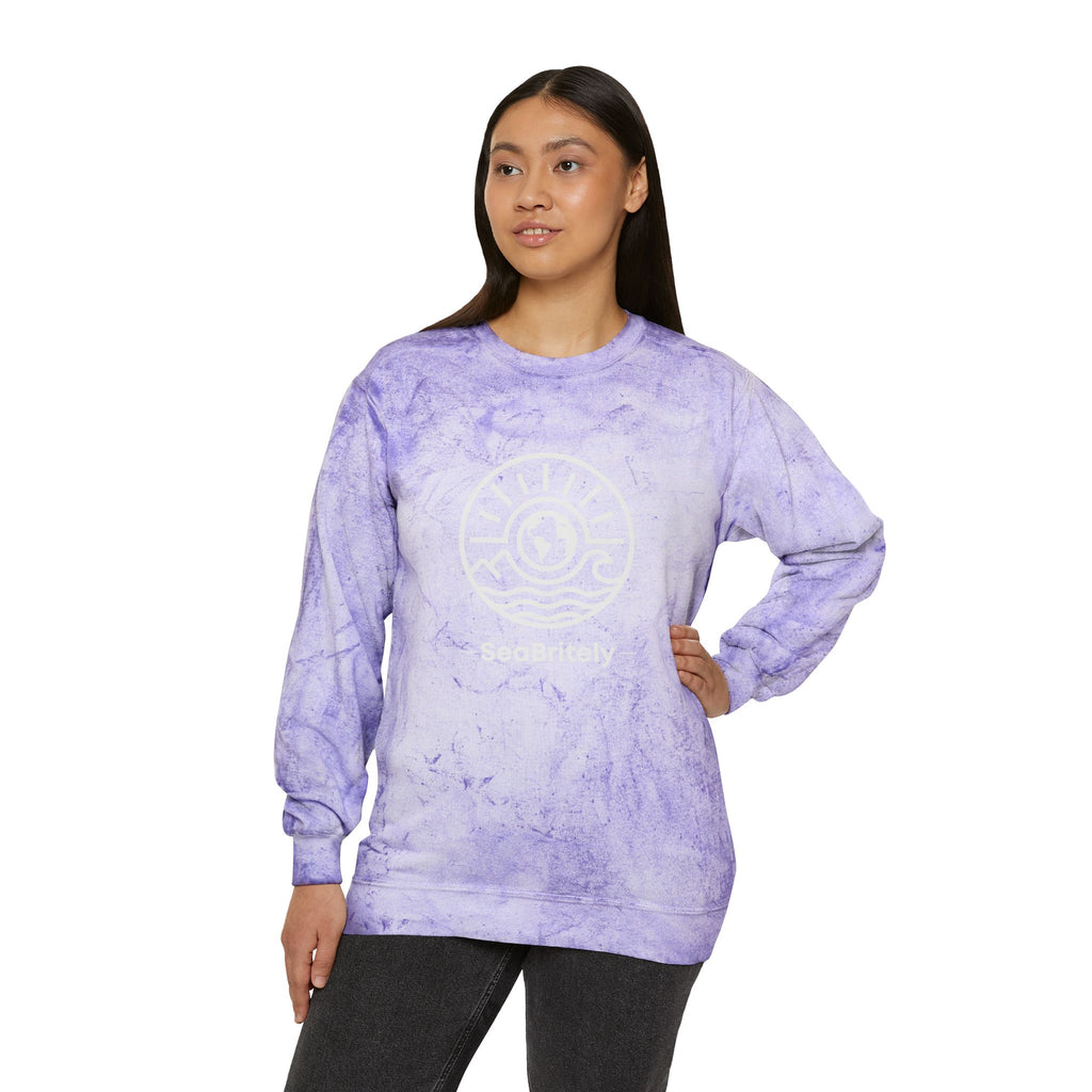 Sea Britely Tie-Dye Crewneck Sweatshirt
