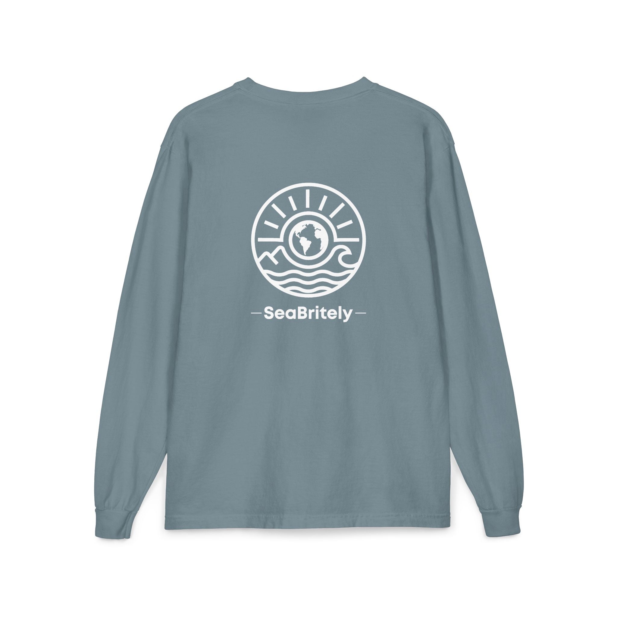 Long Sleeve Pocket T-Shirt — Classic White Cotton Tee