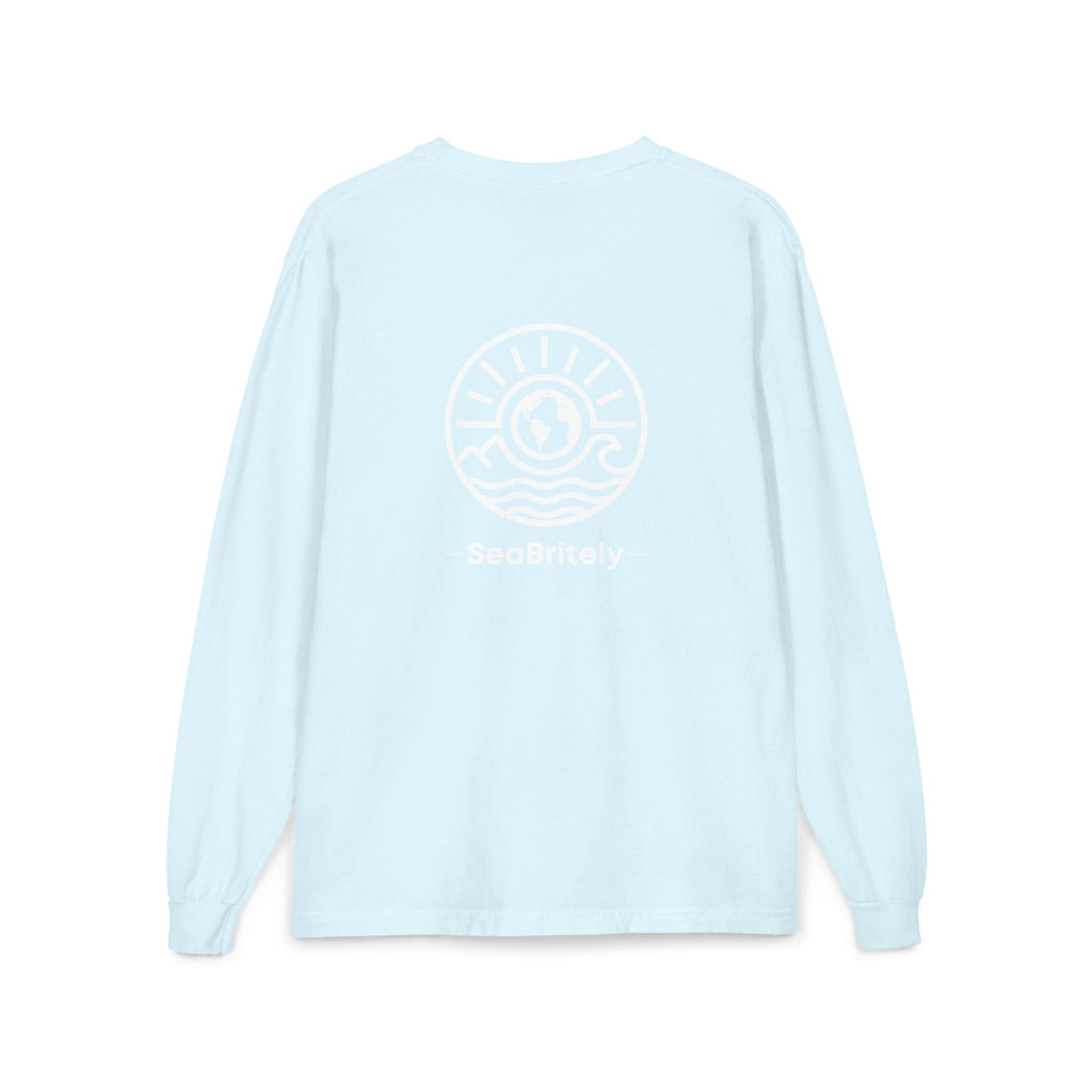 Long Sleeve Pocket T-Shirt — Classic White Cotton Tee