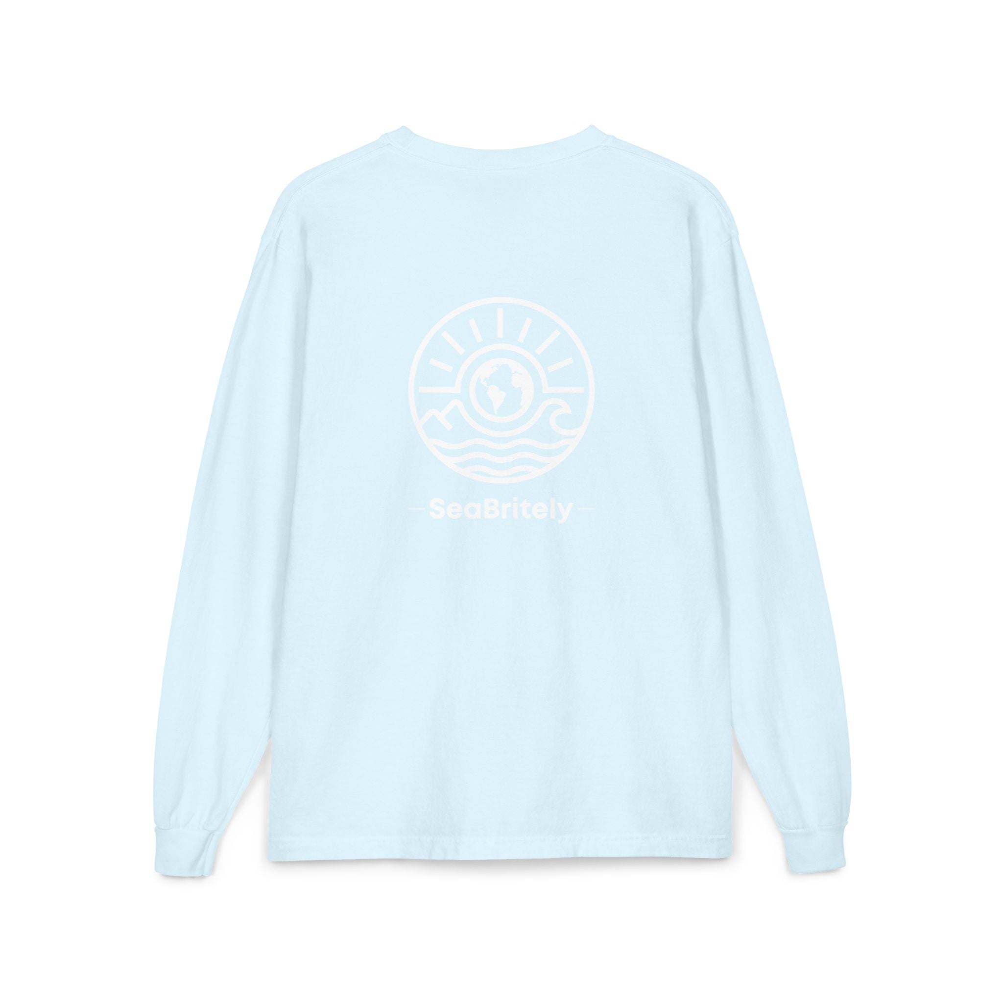 Long Sleeve Pocket T-Shirt — Classic White Cotton Tee