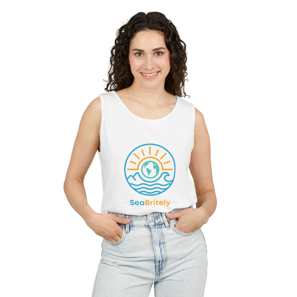 SeaBritey Logo Tank Top — Eco Surf Vibes Graphic Tank