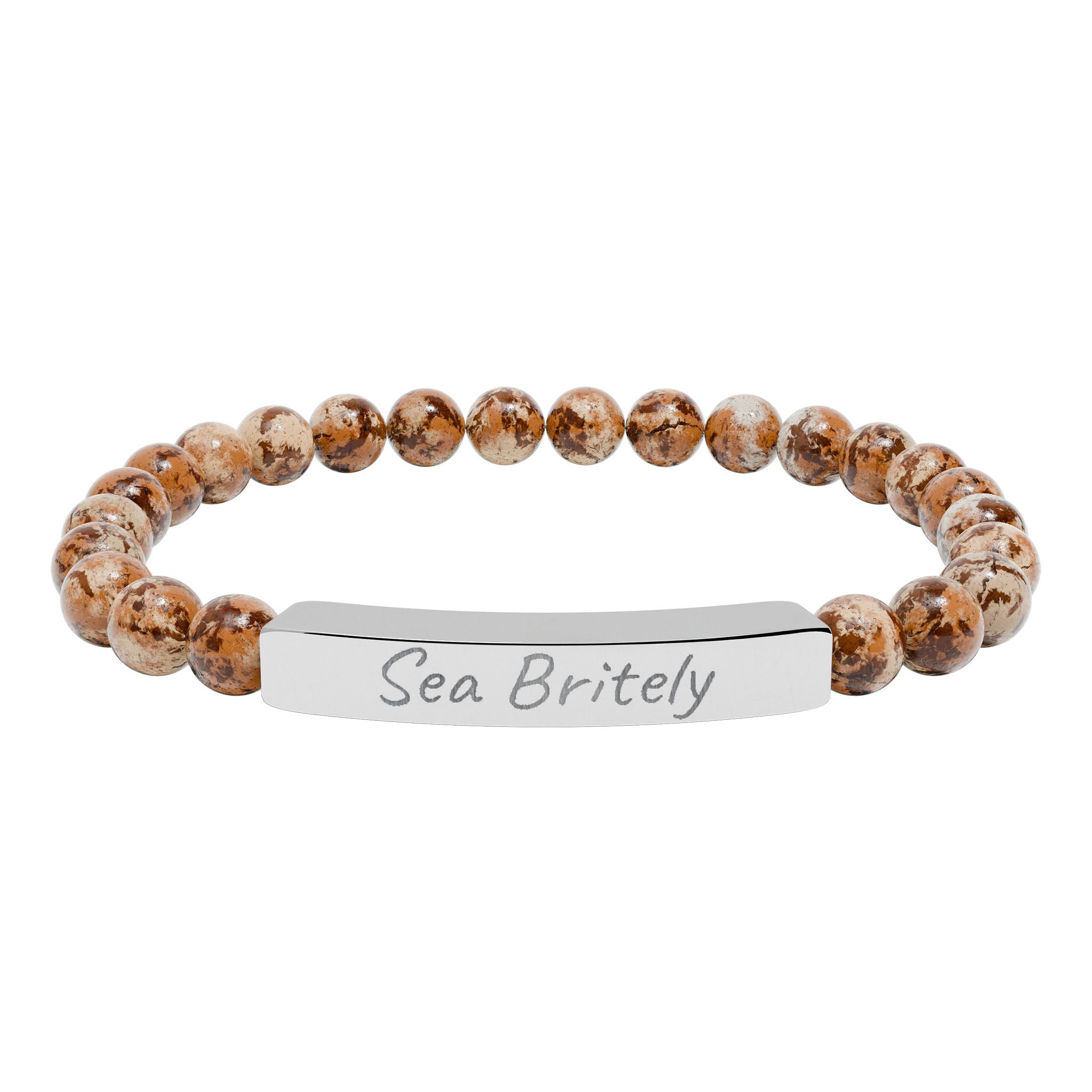 Sea Britely Natural Stone Stretch Bracelet