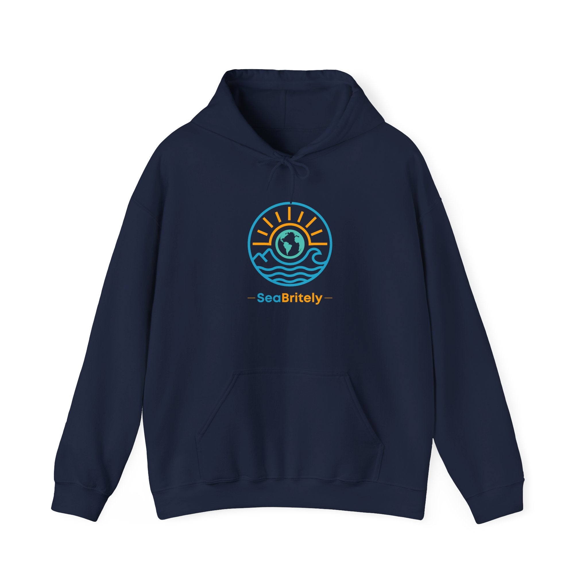 Coastal Calm Hoodie —  Cotton Blend Pullover