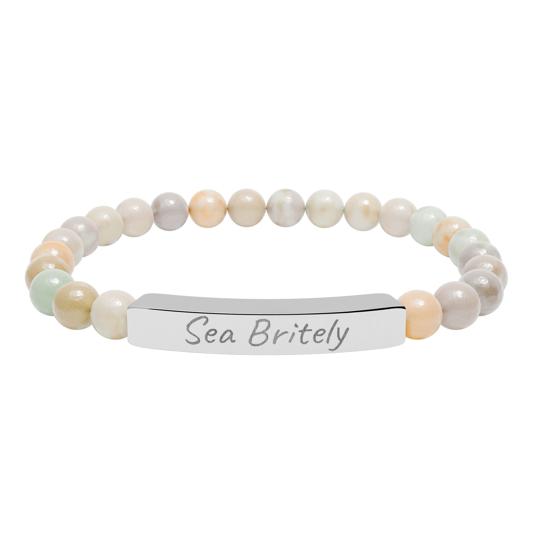 Sea Britely Natural Stone Stretch Bracelet