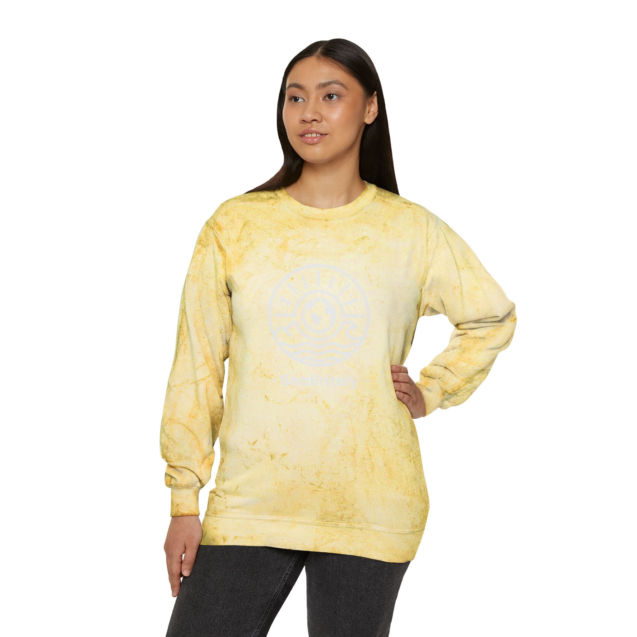 Sea Britely Tie-Dye Crewneck Sweatshirt