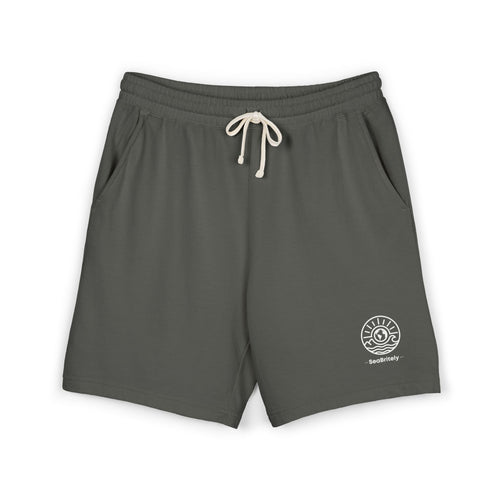 Lightweight Fleece Sweat Shorts — Garment-Dyed Casual Lounge Shorts