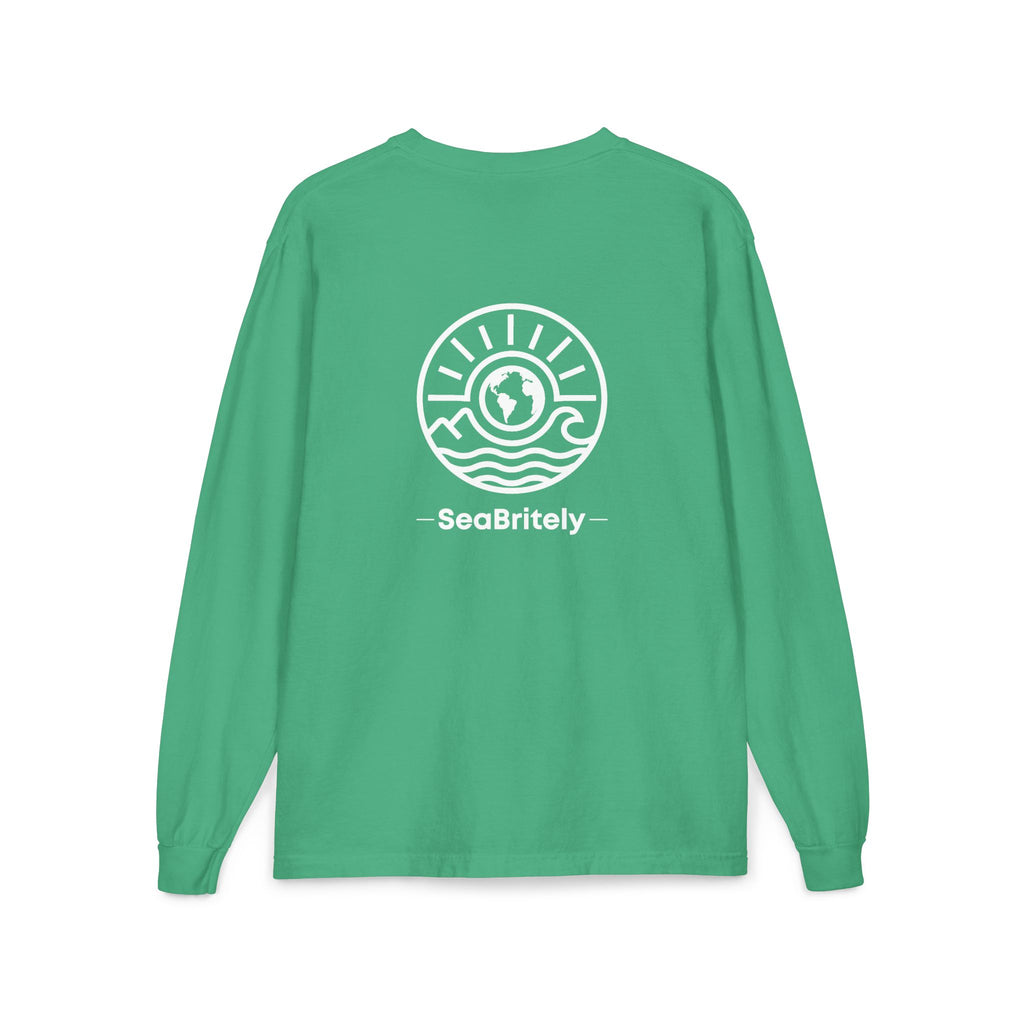 Long Sleeve Pocket T-Shirt — Classic White Cotton Tee