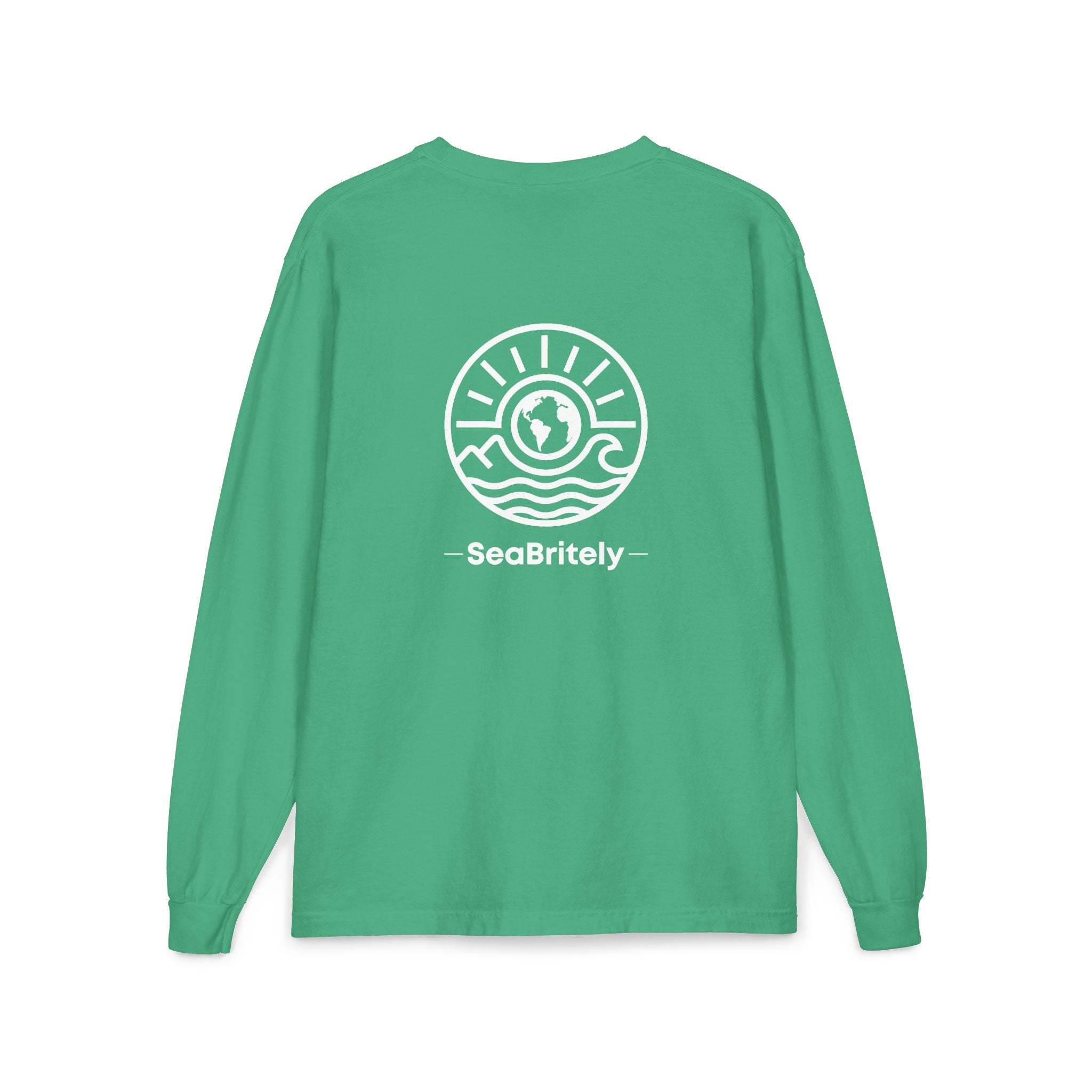 Long Sleeve Pocket T-Shirt — Classic White Cotton Tee
