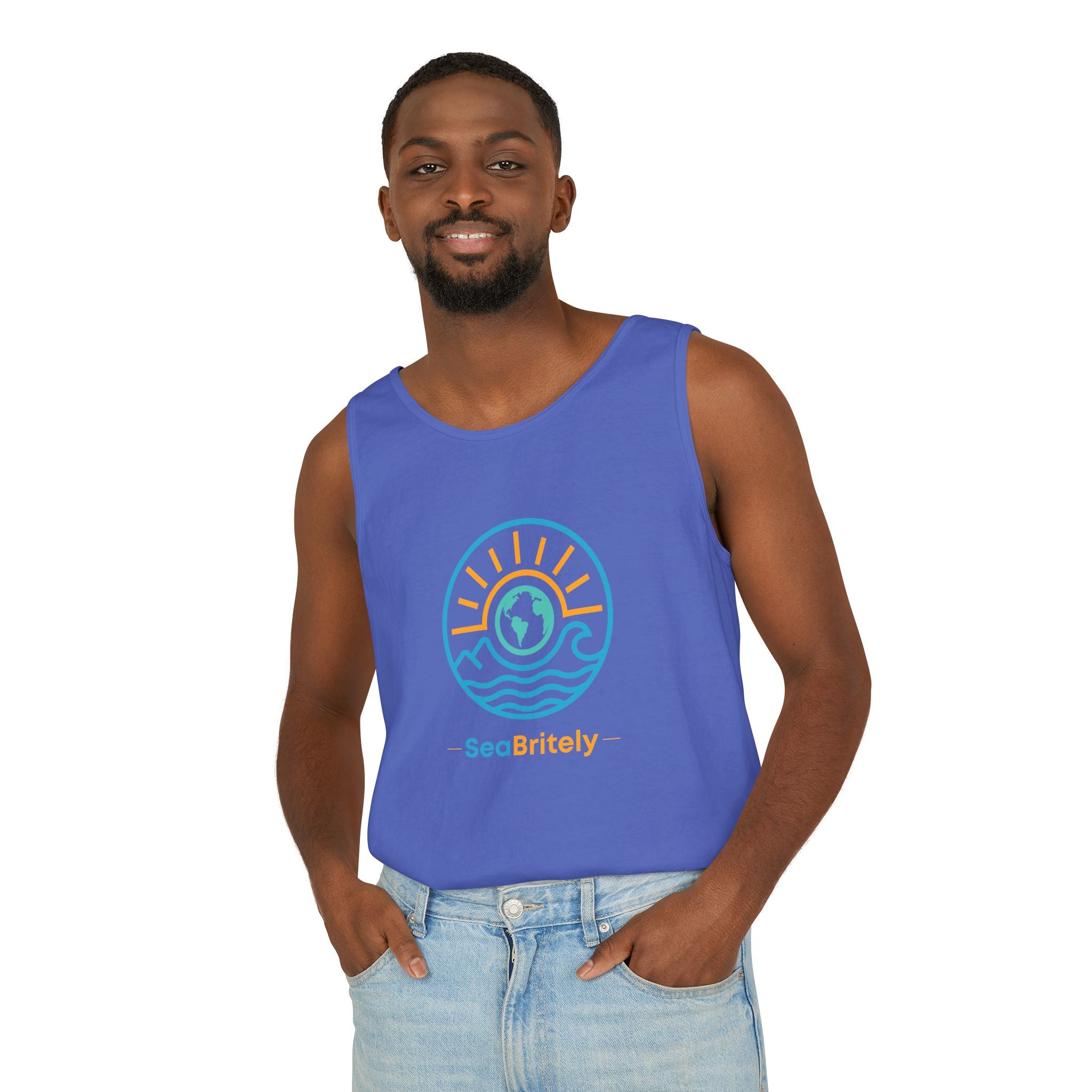 SeaBritey Logo Tank Top — Eco Surf Vibes Graphic Tank